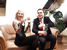 Andrea Diprè a Praga con Anne Von Tease