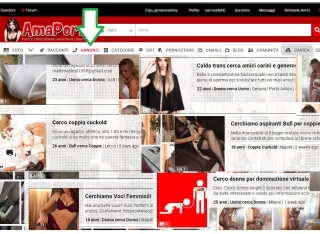 Il tuo AmaPorn... ancora più ricco: ANNUNCI