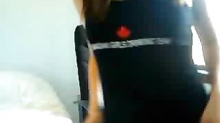 Ragazza canadese video webcam strip