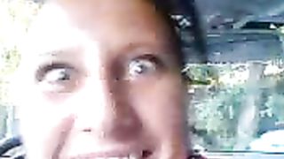 Super bocchino amatoriale in auto