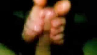 Footjob amatoriale