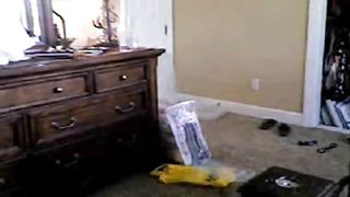 Bionda in perizoma sculetta in cam