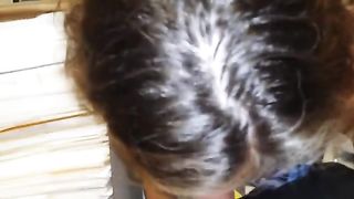 Pompino della collega sul posto di lavoro