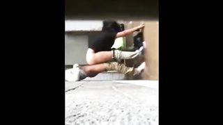 Busted Fucking On The School Playground