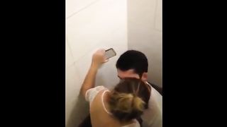Busted Riding Dick In A Club Toilet
