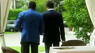 Inculata in collant neri