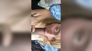 Turista spagnola scopata da nero e poi premiata con la sborra