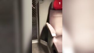 Il controllore becca i turisti che scopano sul treno