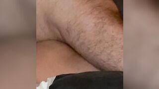 Inculo mia moglie con calze a rete bianche e perizoma