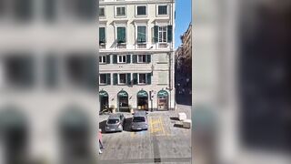 Pompino con vista su Genova Centro Storico