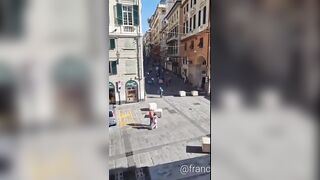 Pompino con vista su Genova Centro Storico