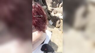 Italiana scopata da turista tedesco sulla scogliera