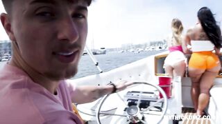 Captain dives deep in thickum girlfriends