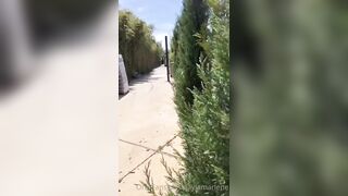 Pompino al vivaio col rischio di essere scoperti