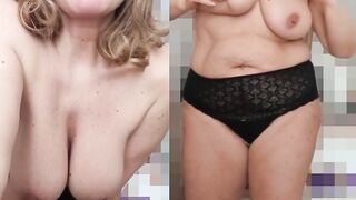 Mia moglie che si eccita allo specchio