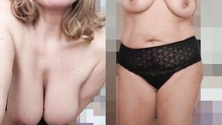 Mia moglie che si eccita allo specchio