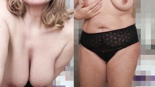 Mia moglie che si eccita allo specchio