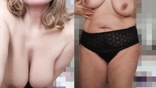 Mia moglie che si eccita allo specchio