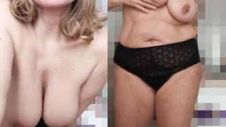 Mia moglie che si eccita allo specchio