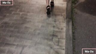 Passeggiata notturna alla stazione Cannizzaro