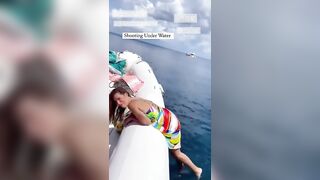 Veronica Maya in Sexy Bikini su Barca – Video Hot in Mare