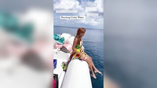 Veronica Maya in Sexy Bikini su Barca – Video Hot in Mare