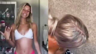 A Sinistra Fa la Santa, a Destra Troia Sborrata – Dual Face Santa Troia Cumshot