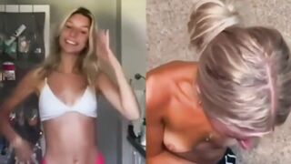 A Sinistra Fa la Santa, a Destra Troia Sborrata – Dual Face Santa Troia Cumshot