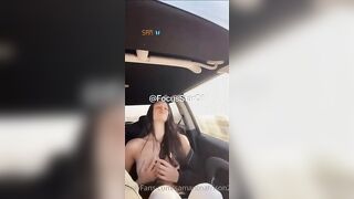 Samantha Esce le Tette in Auto – Flash Tette Pubblico Outdoor