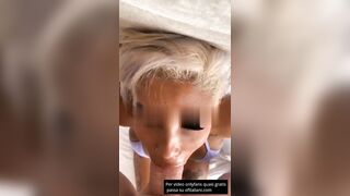 Mammina riempita in gola