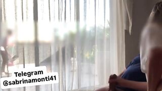 Sega pericolosa in hotel con la milf bionda troia