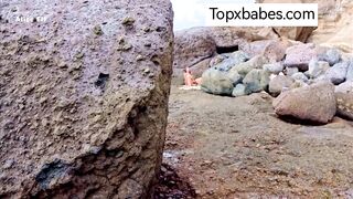 SEGA IN SPIAGGIA: ritrovo le due puttanelle che hanno visto il mio cazzo nel parcheggio