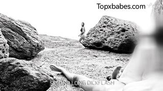 SEGA IN SPIAGGIA: ritrovo le due puttanelle che hanno visto il mio cazzo nel parcheggio