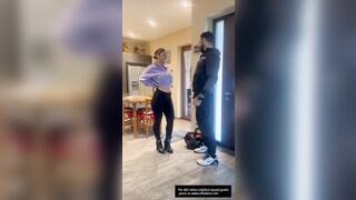 Roleplay con la mia puttana che fa la cuoca