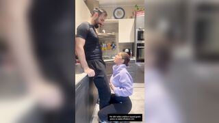 Roleplay con la mia puttana che fa la cuoca