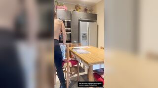 Roleplay con la mia puttana che fa la cuoca