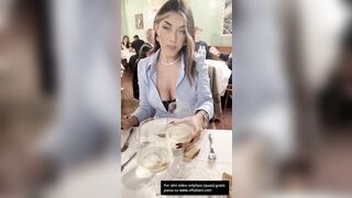 Cena offerta da un fan e gli dedica una scopata