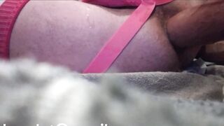 Grosso dildo nel mio culo crossdresser