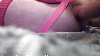 Grosso dildo nel mio culo crossdresser