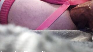 Grosso dildo nel mio culo crossdresser