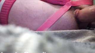 Grosso dildo nel mio culo crossdresser