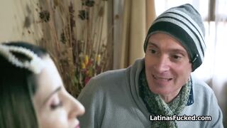 Wifes not home time to fuck this spicy big tit Latina