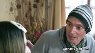 Wifes not home time to fuck this spicy big tit Latina