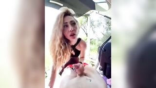 Sega e pompino dall'auto con milf cinquantenne insaziabile