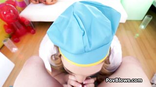 Busty Sailor Gets Drilled POV Style