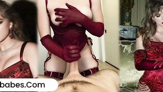 La mia amica bionda mi tira un bocchino lento e umido