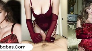 La mia amica bionda mi tira un bocchino lento e umido