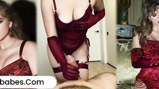 La mia amica bionda mi tira un bocchino lento e umido
