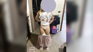 La mia principessa si lascia ammirare dall'uomo di casa
