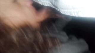 Simona di Brugherio scopata in bocca fuori il balcone di casa sua
